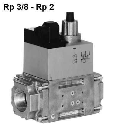 Double solenoid valve DMV-D/11 Rp