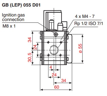 Dimensions GB-LEP 055 D01-2