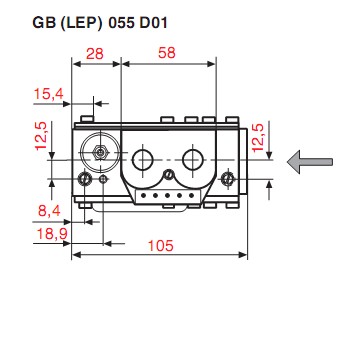 Dimensions GB-LEP 055 D01-3