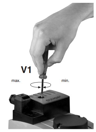 Setting Main flow DMV-D/11- eco
