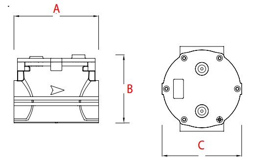 dimensions GF Geca 1