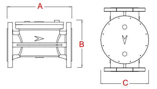 dimensions GF Geca 2