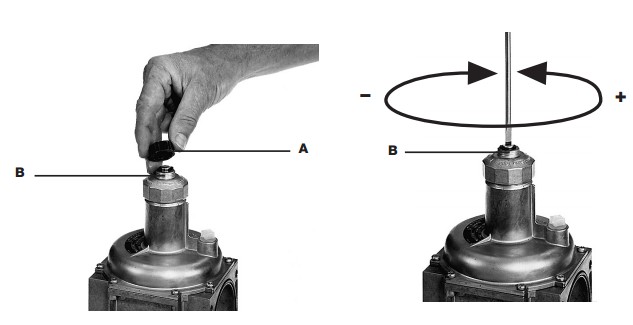 Setpoint adjustment FRSBV