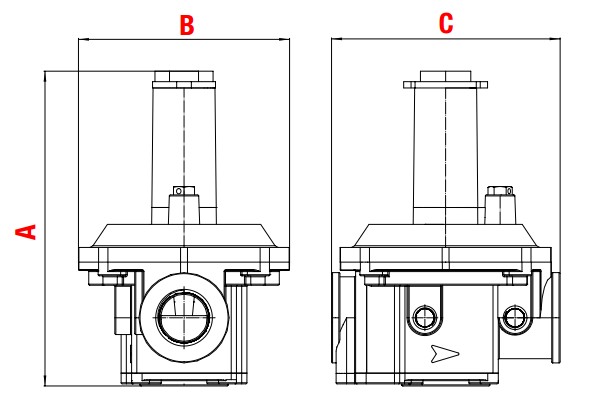 dimensions RG - 500 mbar-2