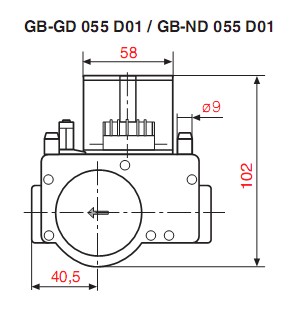 Dimensions GB-GD-ND 055 D01-1