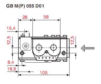 Dimensions GB-M-P 055 D01-1