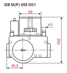 Dimensions GB-M-P 055 D01-2