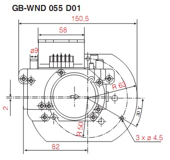 Dimensions GB-WND 055 D01-1