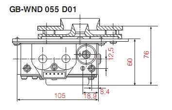 Dimensions GB-WND 055 D01-3