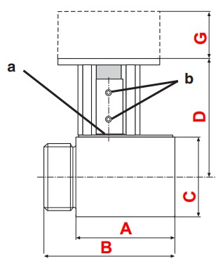 dimensions DMK-P thread 1