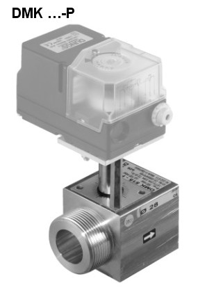 Motorised valve DMK-P thread