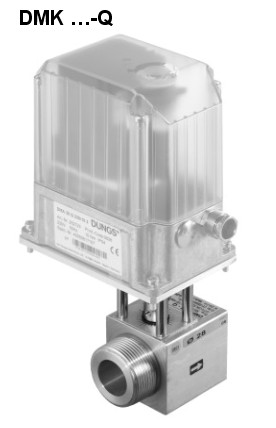 Motorised valve DMK-Q thread