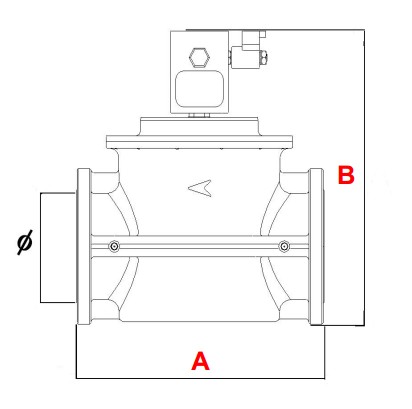dimensions VR N.C. - 550 mbar-2