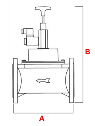 dimensions VR N.O. - 550 mbar-2