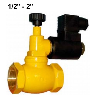 Solenoid valve VR Geca N.O. - 550 mbar-filet