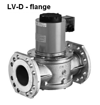 Air solenoid valve LV-D flange